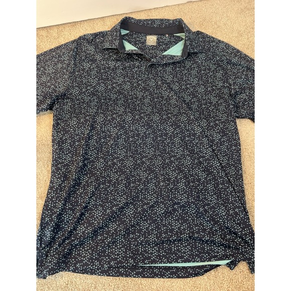 Callaway Other - Callaway Opti Dri Polo Shirt Mens XL All Over Print Golf Performance